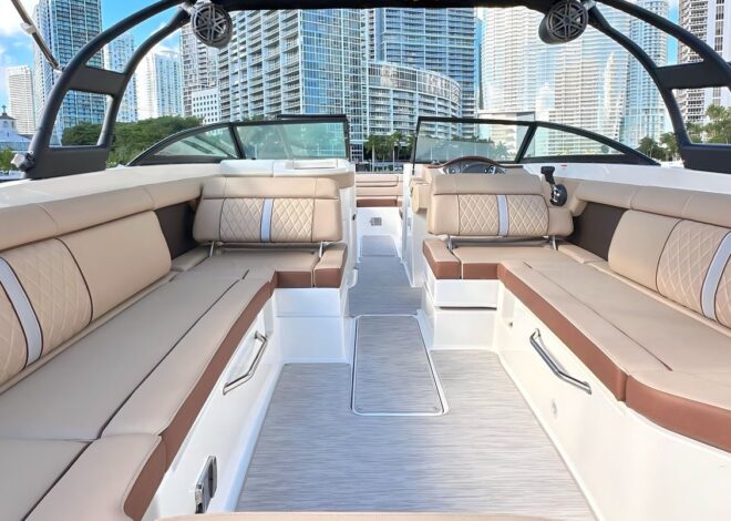 Recover Boat Seats for Better Comfort and Modern Interior Style